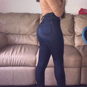 Classic High Waist Skinny Jeans